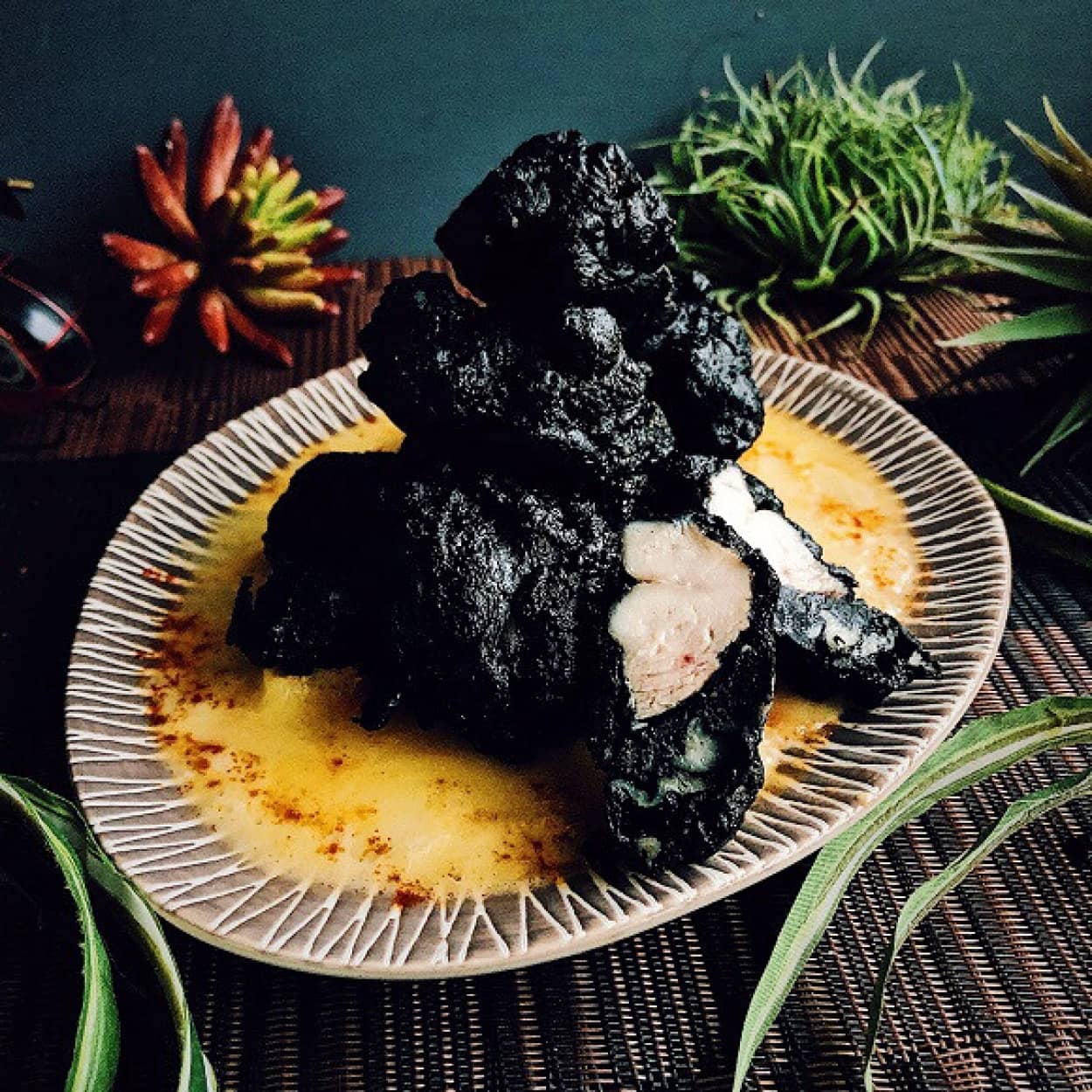 真っ黒海苔風味の隕石唐揚げの作り方