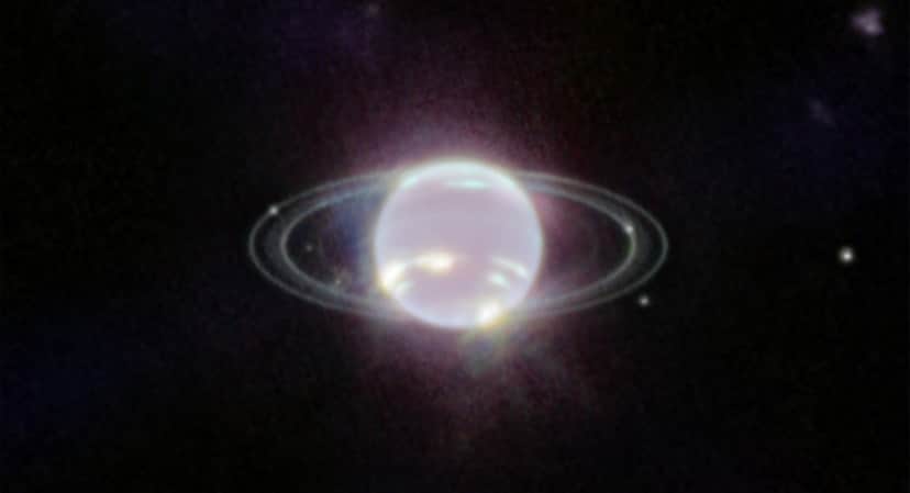 ジェイムズ・ウェッブ宇宙望遠鏡が撮影した海王星