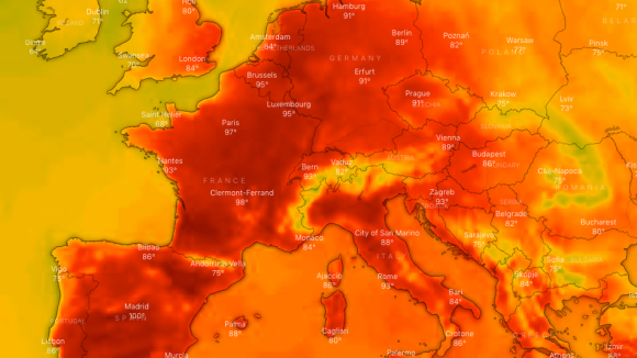 ヨーロッパを襲った強烈な熱波。ドイツ、ベルギー、オランダで史上最高気温が記録される