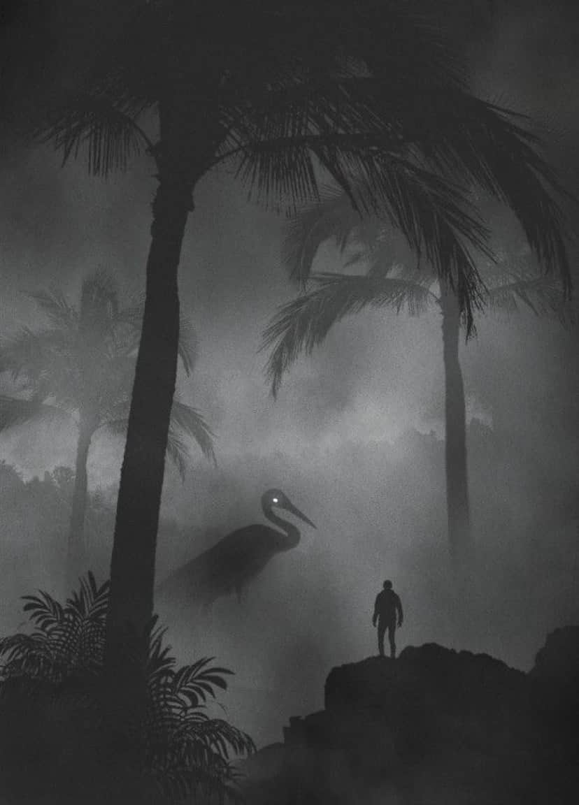 うつ病のアーティストがモノトーンで描いたジャングルの中の動物たち カラパイア