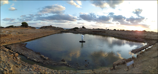天空を映す聖なる水鏡の役割を果たした古代シチリア島の人工池