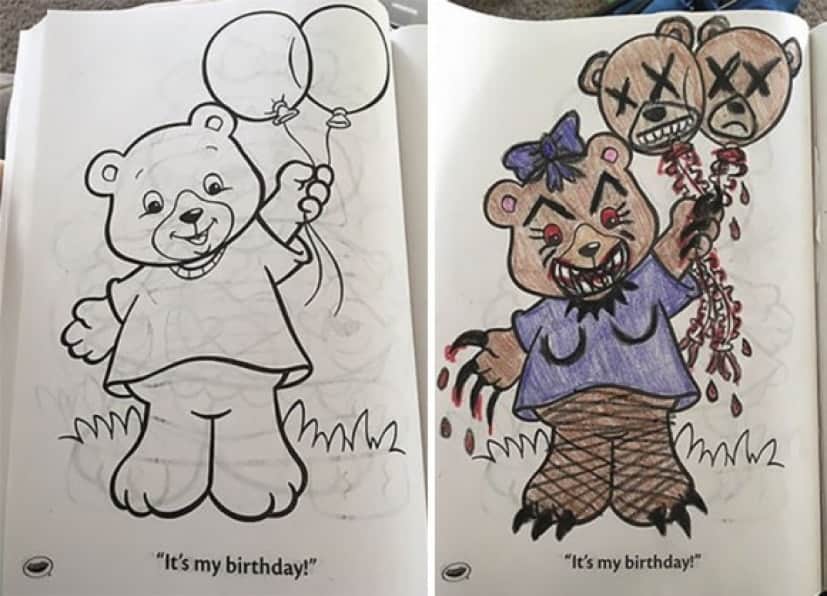 汚れちまった心だもんだから 子どものぬり絵を大人が塗ったら邪心が溢れて止まらない カラパイア 汚れちまった心だもんだから 子どものぬり絵を大人が塗ったら邪心が溢れて止まらない カラパイア