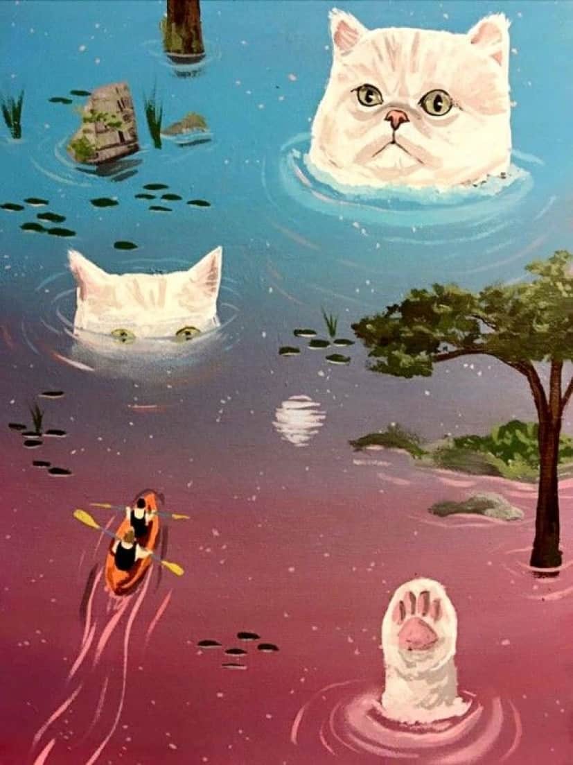 猫が好きすぎてあらゆるものに猫を混ぜ込んでしまった 奇妙でシュールな猫絵画 カラパイア 猫が好きすぎてあらゆるものに猫を混ぜ込んでしまった 奇妙でシュールな猫絵画 カラパイア