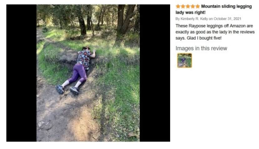 このレギンスは崖から転がっても破れません Amazonの面白レビューが話題に カラパイア