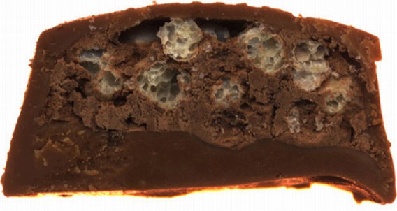 あのチョコバーの中身はどうなってるの 世界のチョコバーの断面図一挙公開 カラパイア