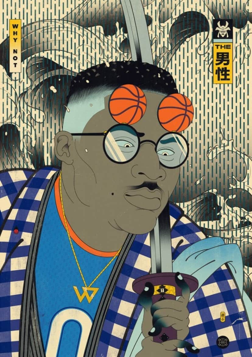 日本文化と浮世絵が好き でもバスケットも好き だもんだからこうなった 江戸ボールシリーズ が開幕じゃい カラパイア