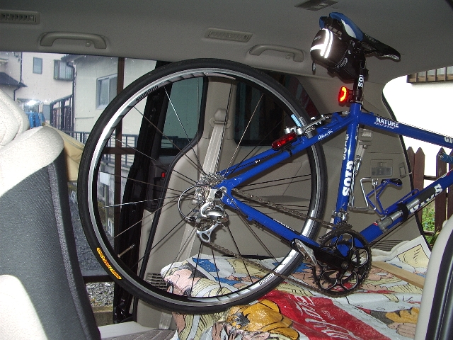 mpv sports 自転車 積める