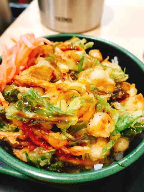 ラスト小柱と水菜のかき揚げ丼 ゆで太郎 池袋二丁目 半蔵門線でgo 3 0 ラスト小柱と水菜のかき揚げ丼 ゆで太郎 池袋二丁目 半蔵門線でgo 3 0
