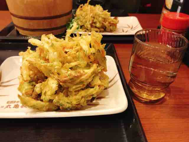 竹輪と玉葱のかき揚げに驚き 丸亀製麺 杉戸店 半蔵門線でgo 3 0