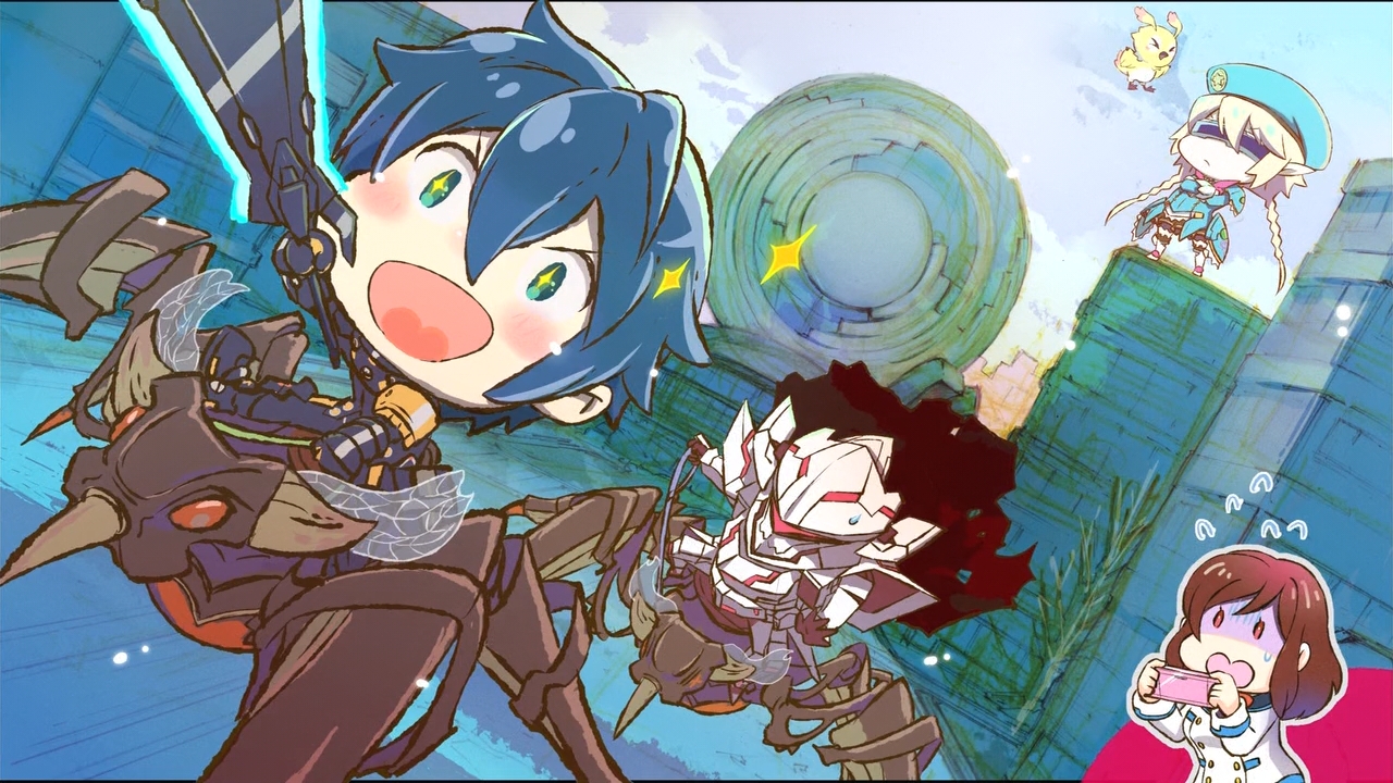 ファンタシースターオンライン2 ジ アニメーション エンドカード集 枯れ木も山の賑わい