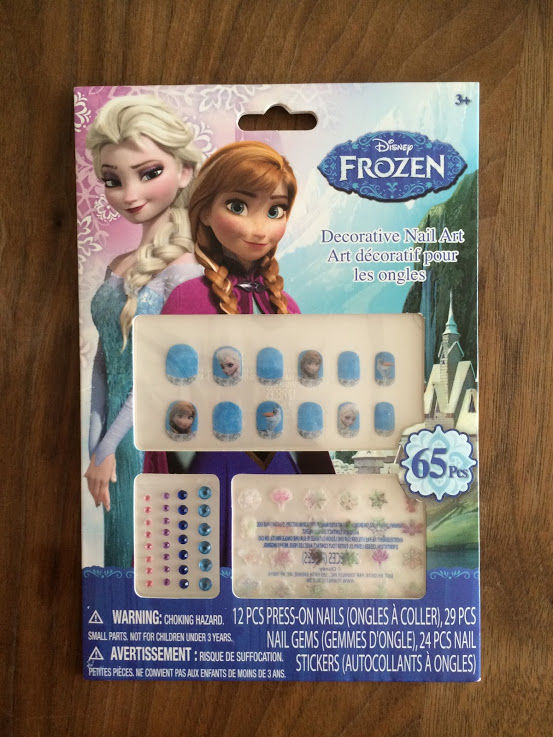 娘3歳の誕生日プレゼント その3 アナ雪のネイル 肉食系ベジタリアンのつぶやき