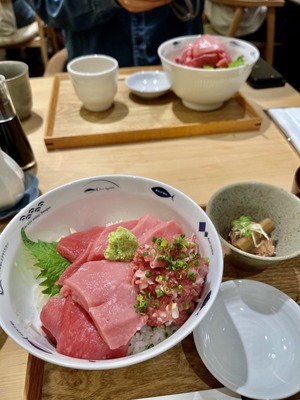 築地 海玄でとろけるまぐろランチ