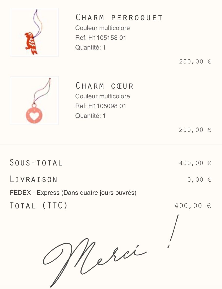 HERMES プティアッシュ ツル