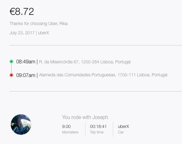 リスボンでUber大活躍 : 肉食系ベジタリアンのつぶやき