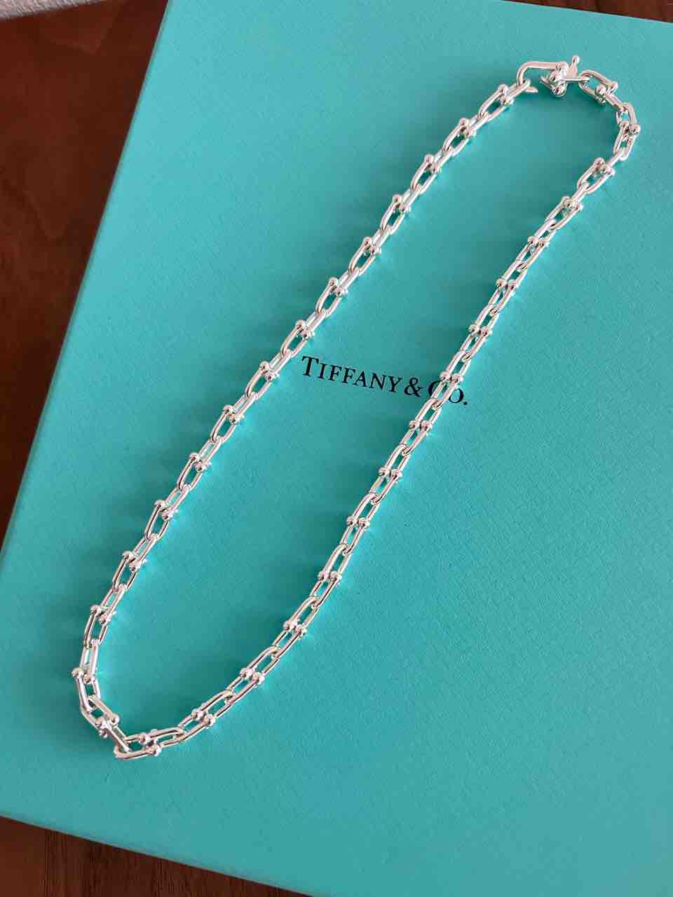 念願の！Tiffanyハードウェア スモール リンク ネックレス : 肉食系