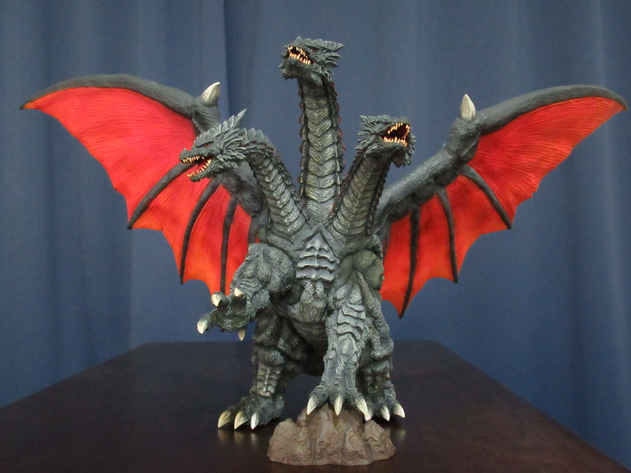 レア デスギドラ ソフビ 全長約40cm 怪獣 東宝特撮 モスラ ゴジラ