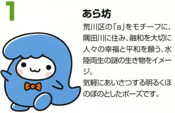 荒川区のマスコットキャラクターが可愛いけど酷い 偶感偶発