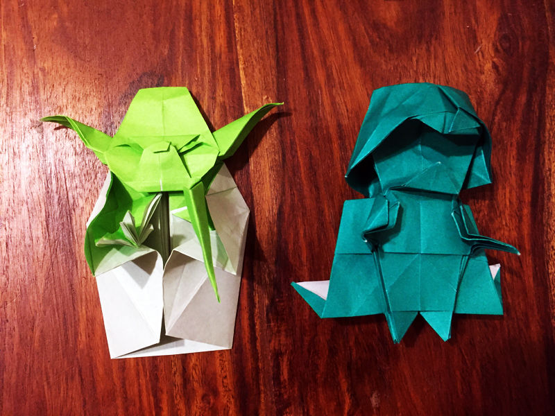 2 スター ウォーズの折り紙をどんどん折ってみた インディ ジョーンズみたいな人生を