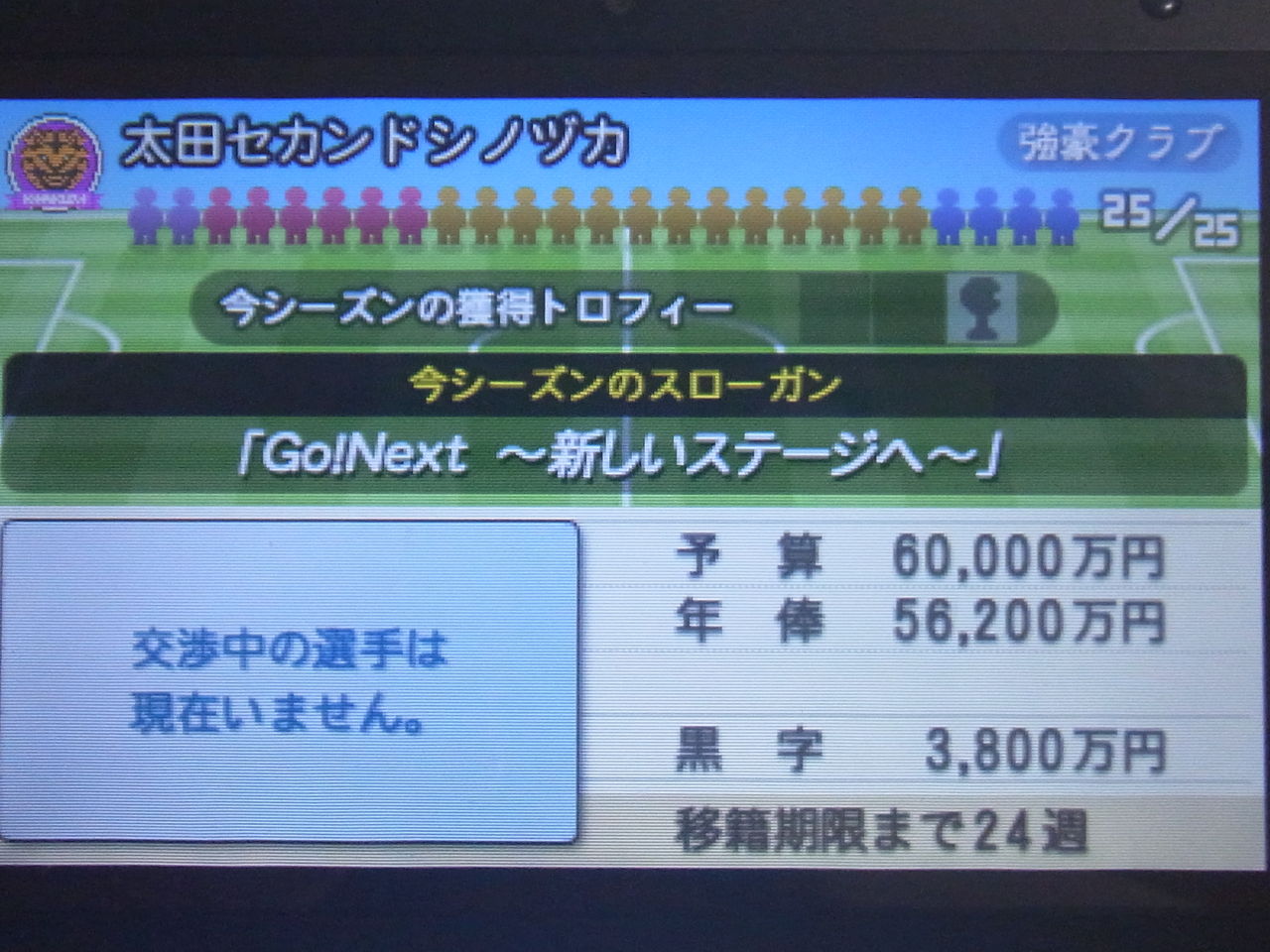 3冠取って移籍後1年目でn2リーグ優勝 カルチョビット 3ds 遊んだ時間4500時間超え 3冠取って移籍後1年目でn2リーグ優勝 カルチョビット 3ds 遊んだ時間4500時間超え