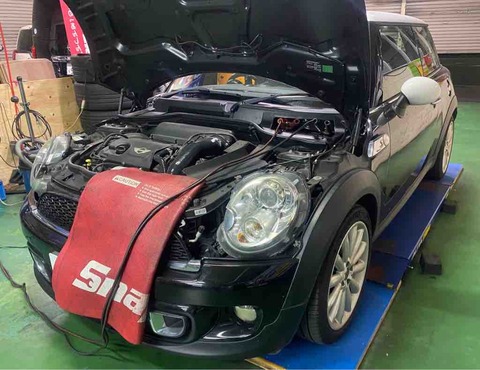 MINI R56 エンジン始動しない、CAS交換 : 木下オートサービスの