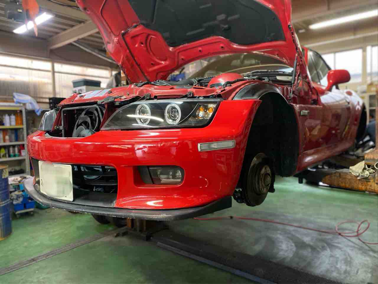 BMW Z3 M52エンジン ガソリン漏れなど : 木下オートサービスのブログ