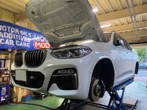 BMW X3 40d G01 低ダストブレーキパッド交換 : 木下オート