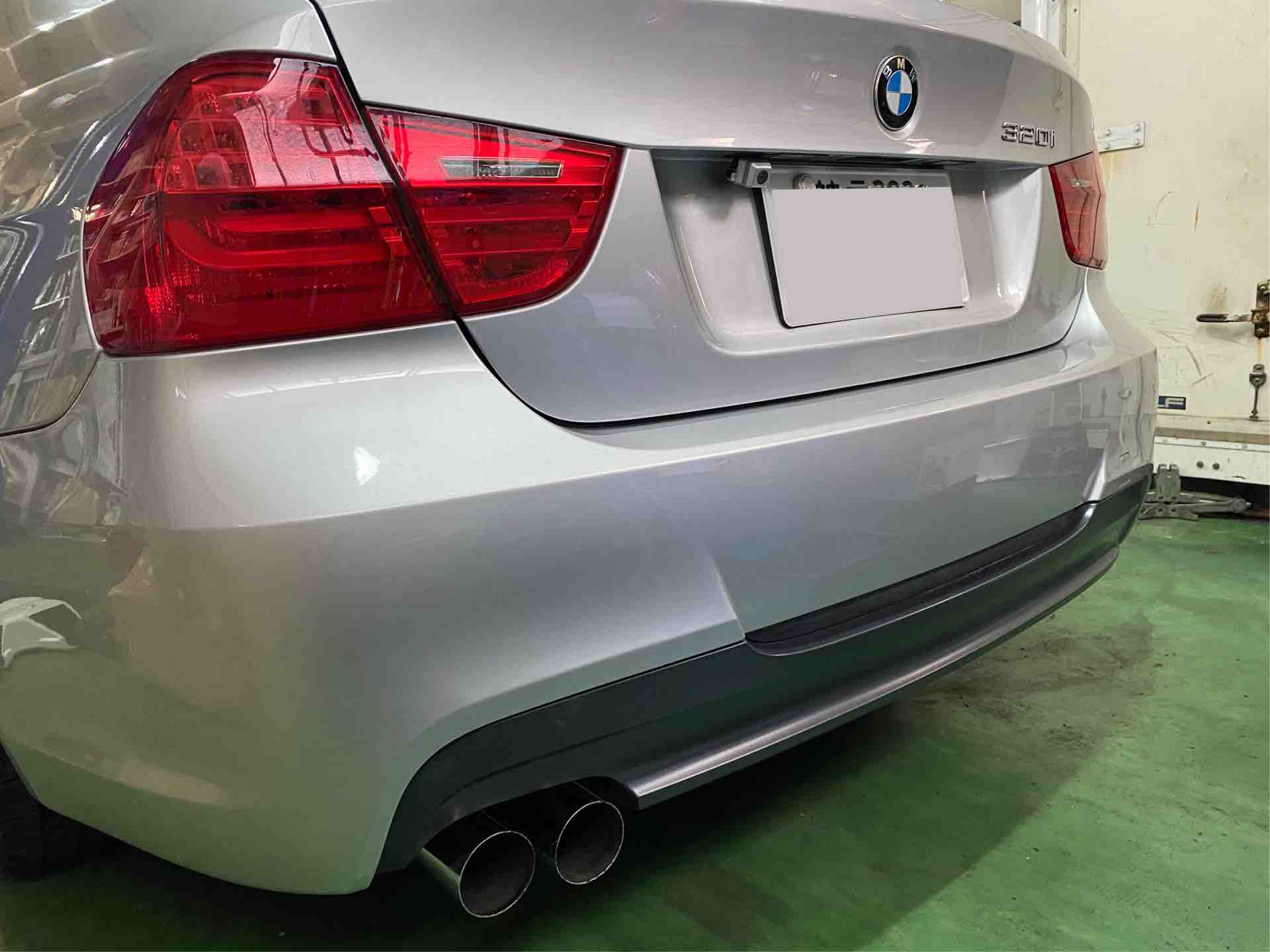 BMW 3シリーズ E90 Mperformanceマフラー交換 : 木下オート