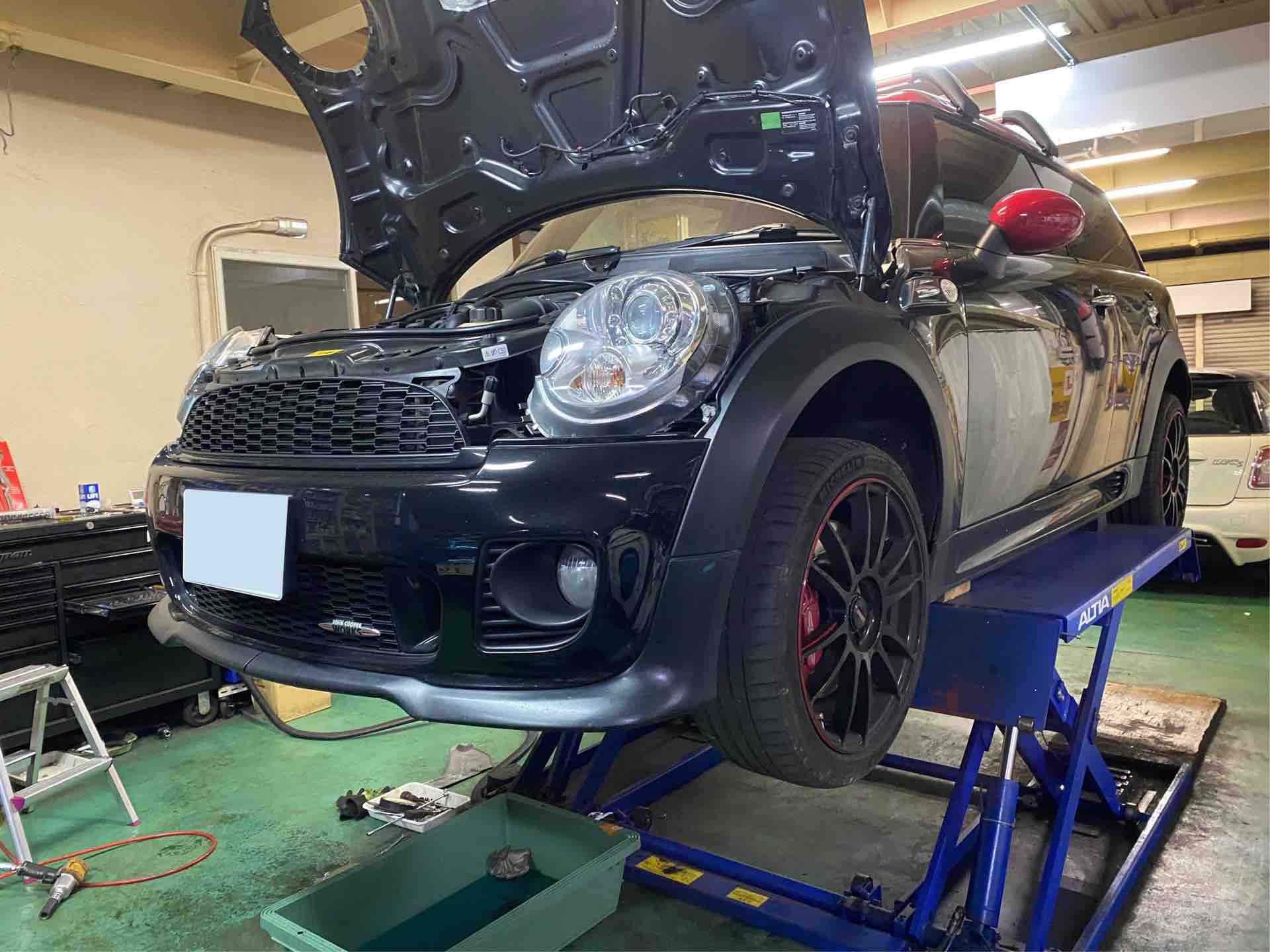 MINI クラブマンJCW R55 クーラント漏れ : 木下オートサービスのブログ