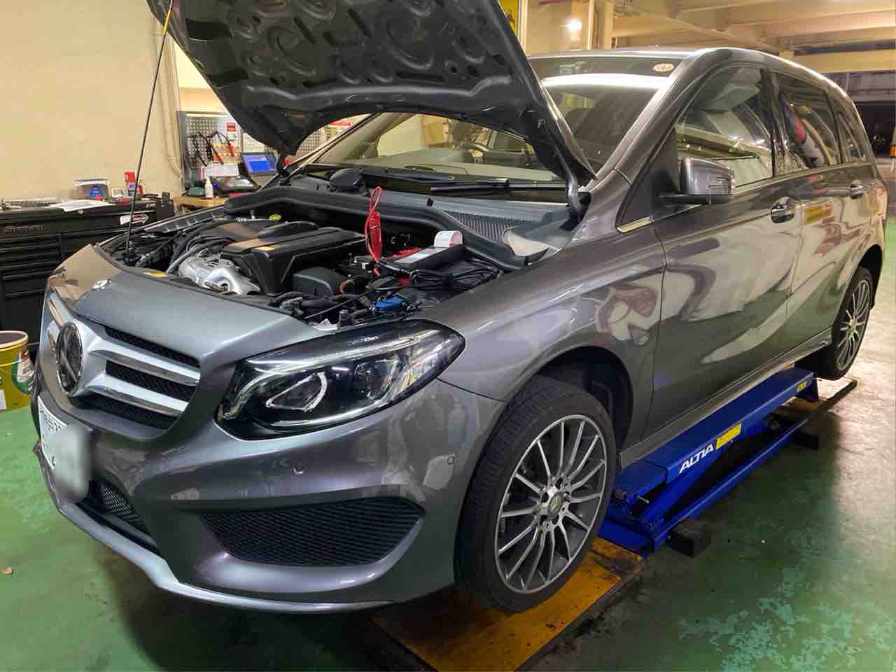 メルセデスベンツ B180 W246 法定点検・車検整備 : 木下オートサービス 