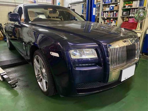 ロールスロイス備品一式 1/18 ロールスロイス ゴースト オレンジメタリック【K08801ASG