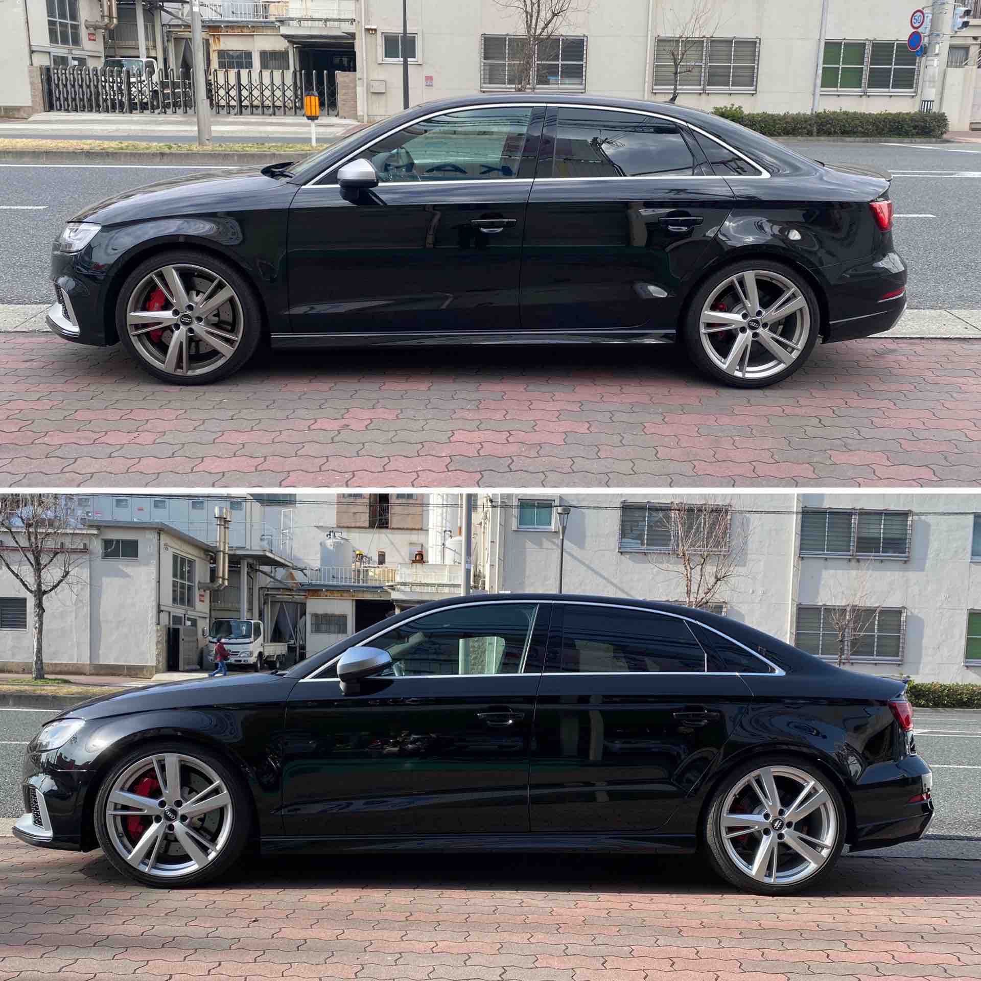 アウディRS3に最適な車高調、K.W(カーヴェー)Ver3を装着