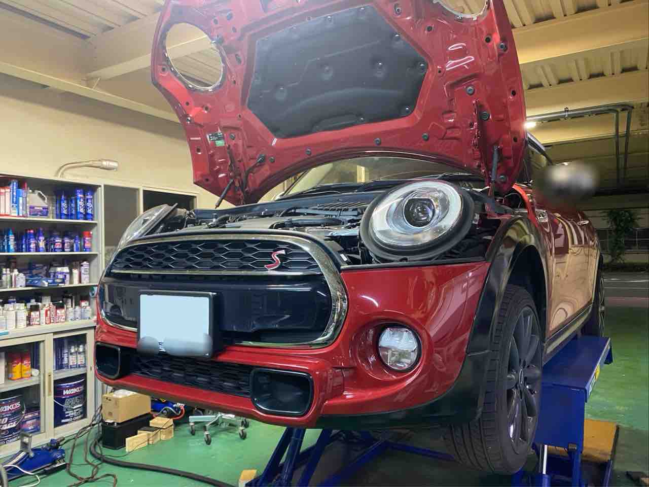Mini F56 Coopersd エンジンオイル交換 木下オートサービスのブログ