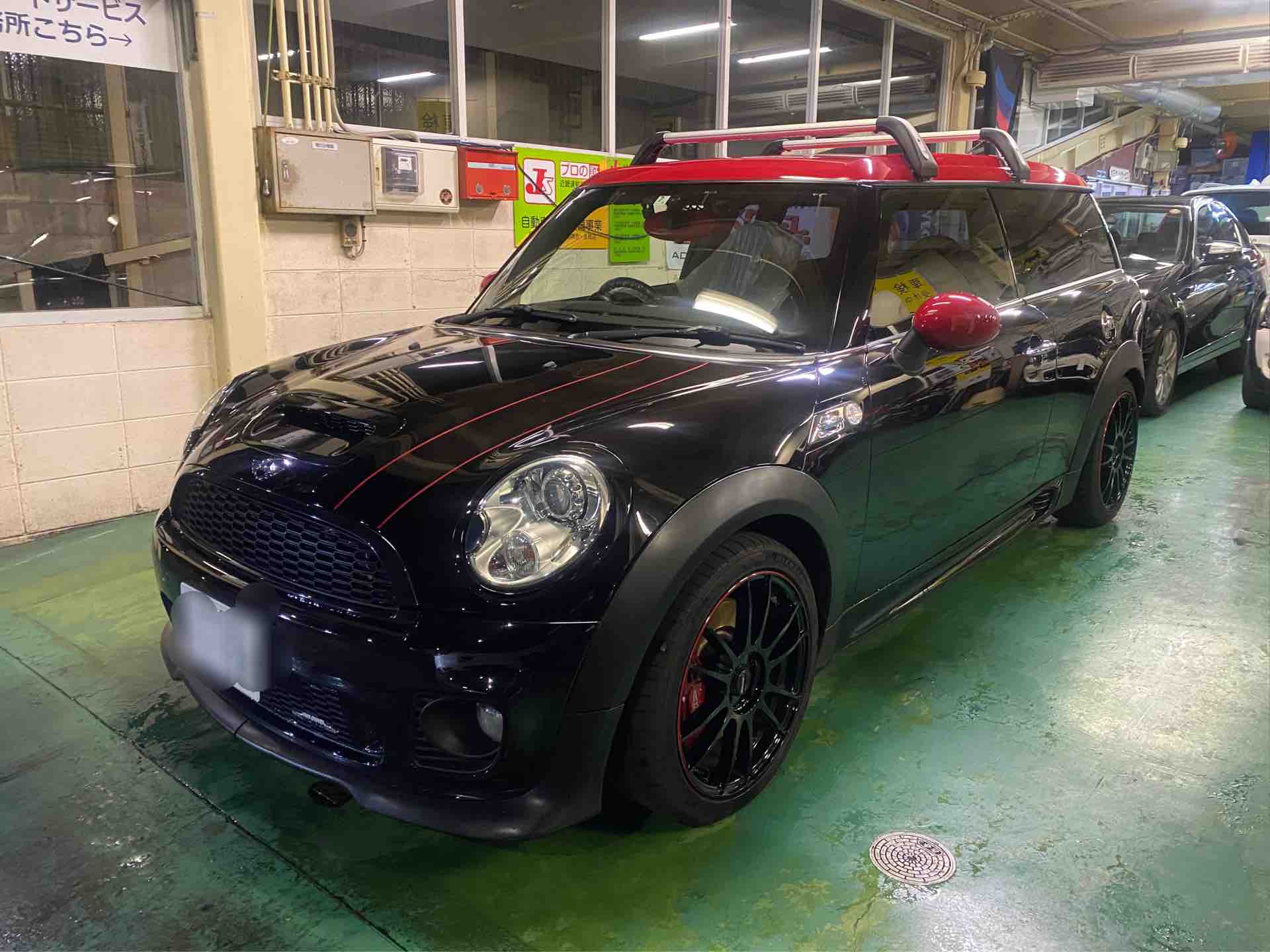 ミニクラブマン R55 後期 ブラック ミニクーパー 水漏れ自走不可（ミニ 