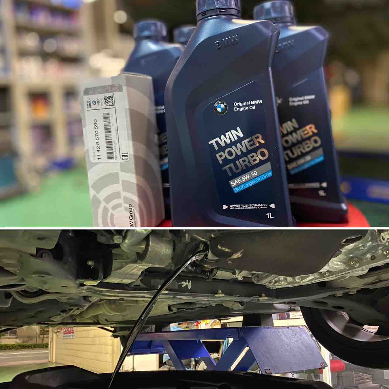 Mini F56 Coopersd エンジンオイル交換 木下オートサービスのブログ