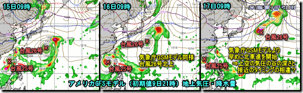 GFS15日~17日131010