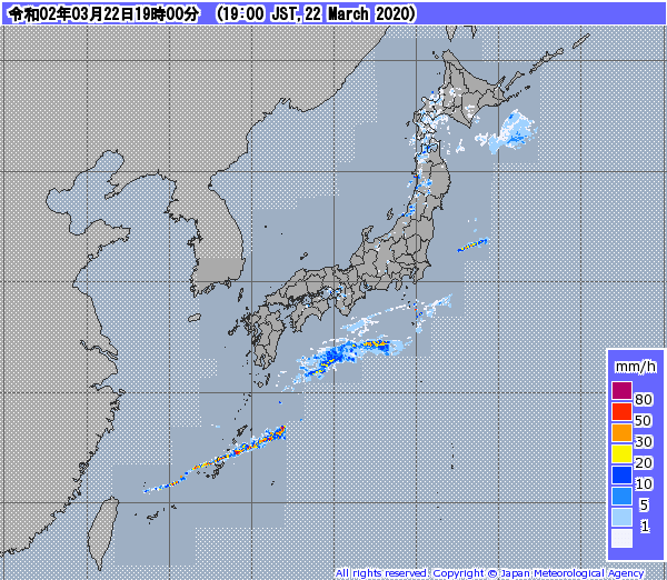 全国レーダー07時まで200323