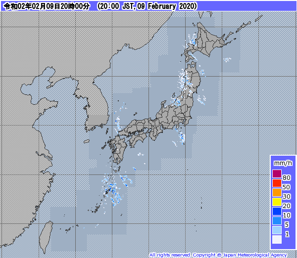全国レーダー08時まで200210