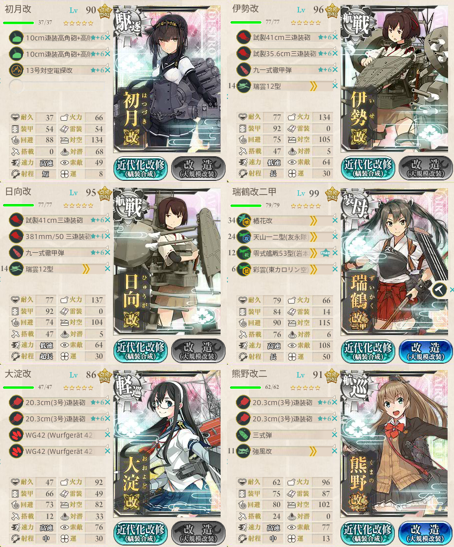 北の提督日記 艦これ 艦これ 新編 四航戦 全力出撃 任務