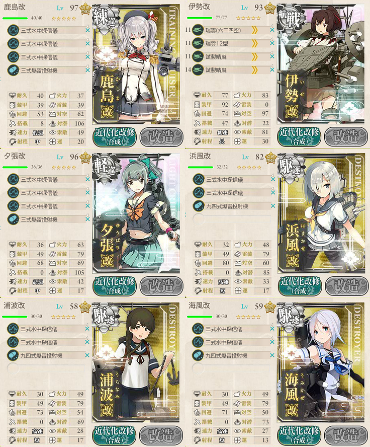 北の提督日記 艦これ 艦これ E1 甲 突破 春イベント17