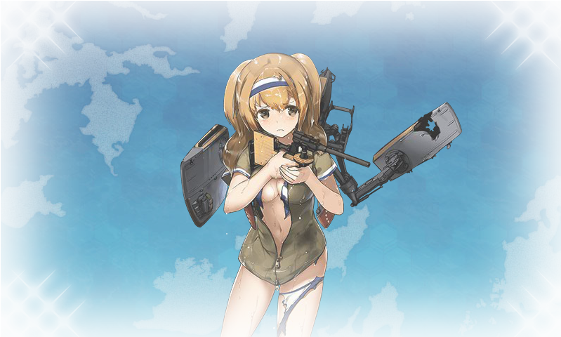 北の提督日記 艦これ 新艦娘 伊26の中破 大破絵