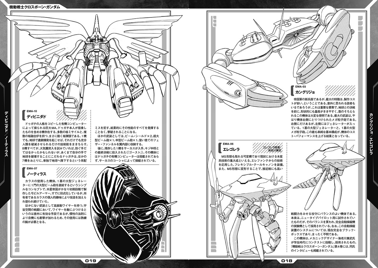 全60pのメカニック設定集が付属 機動戦士クロスボーン ガンダム Dust 4 特装版 発売 Gunpla Blog