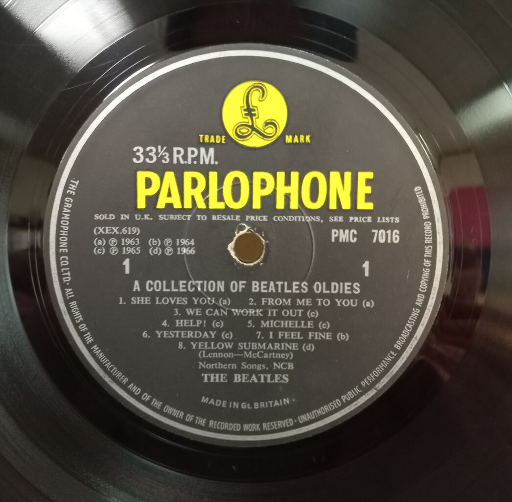 BEATLES 「オールディーズ 」UKオリジナル/mono/ 新入荷ビートルズレコード】英国モノラル盤のヒット曲集