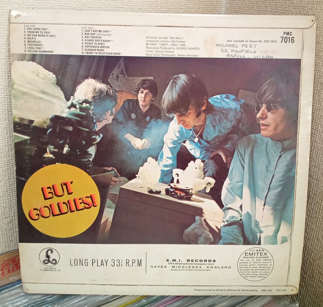 新入荷ビートルズレコード】英国モノラル盤のヒット曲集 新入荷ビートルズレコード】英国モノラル盤のヒット曲集