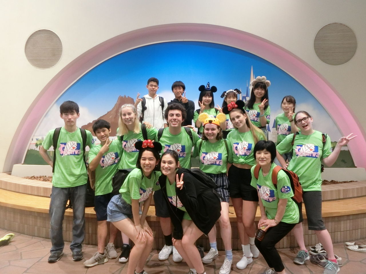 柏市トーランス市交換学生 東京ディズニーシー 柏オークライオンズクラブ