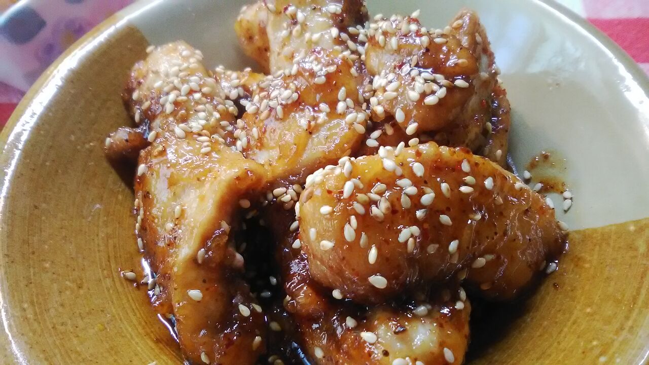 2色のゴ ヤ とカジキの名古屋風タレとかき揚げでお昼ご飯 みいこの部屋