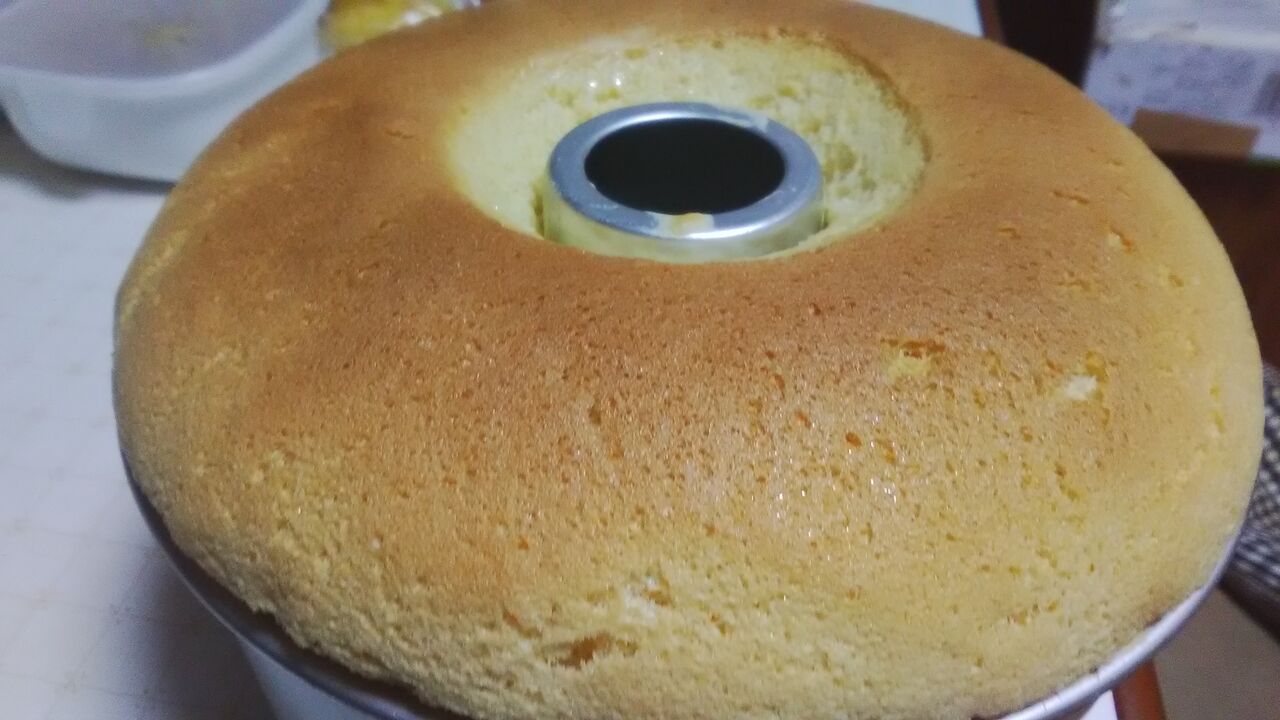 失敗 失敗です オレンジのシフォンケーキ みいこの部屋