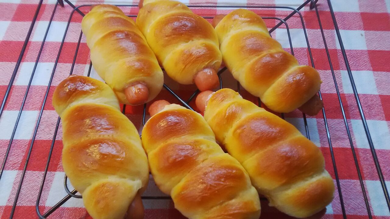 ブリオッシュ生地でウインナーパン みいこの部屋