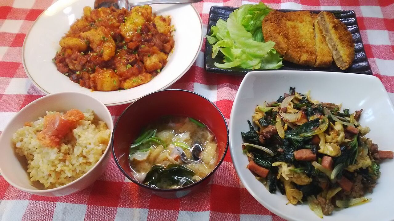 白身魚のチリソースでお昼ご飯 みいこの部屋