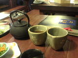 鉄瓶のお茶