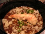 海老天カレーうどん